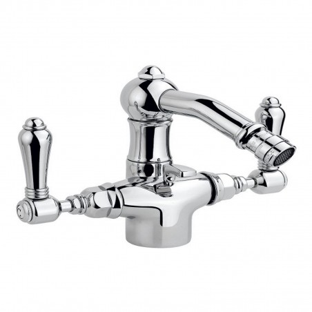 Officina Nicolazzi Tradizionali,  Monoforo lavabo scarico automatico, canna girevole