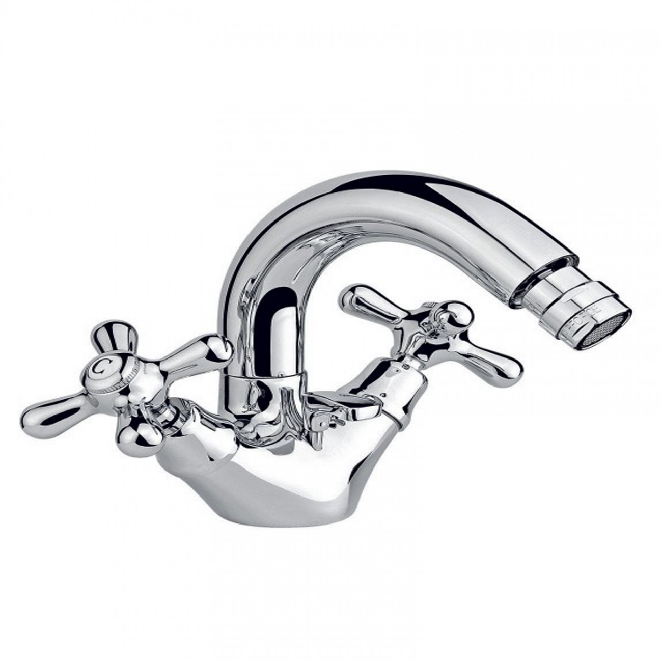 Officina Nicolazzi Nuova Brenta, Monoforo bidet scarico automatico, canna girevole