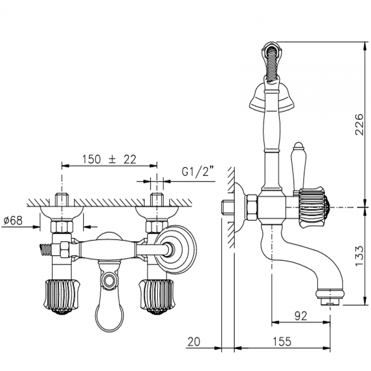 Officina Nicolazzi Onice, Outdoor bathtub with shower unit
