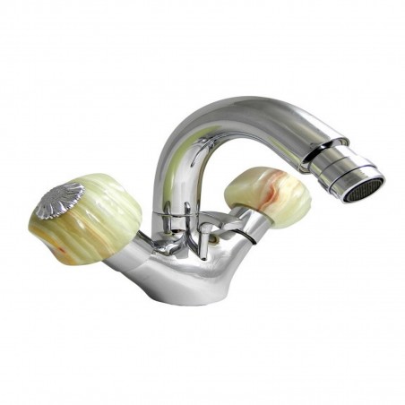 Officina Nicolazzi Onice, Monohole bidet automatic drain, swivel barrel