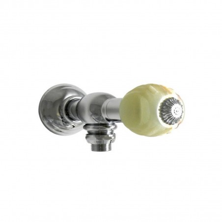 Officina Nicolazzi Onice, 3/4" washing machine tap with 1/2" flex connection