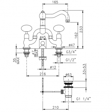 Officina Nicolazzi Cristallo di Rocca, Gruppo a ponte