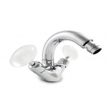 Officina Nicolazzi Cristallo di Rocca, Monoforo bidet scarico automatico, canna girevole