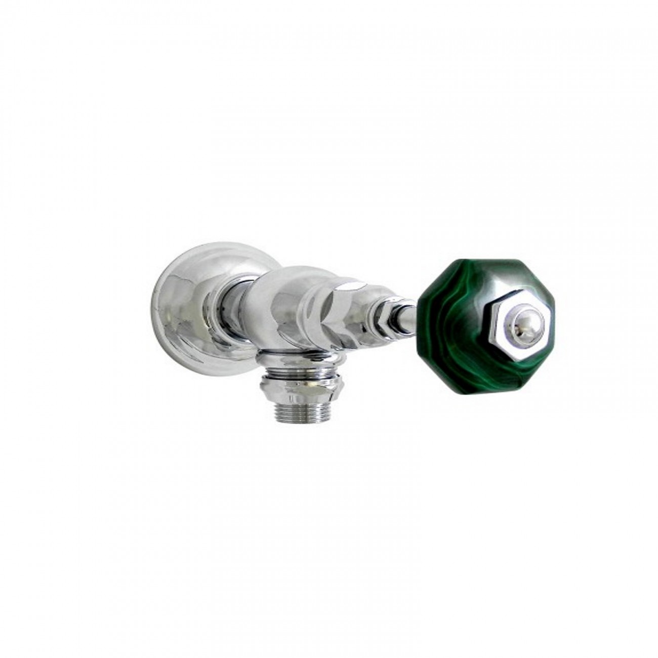 Officina Nicolazzi Teide Chic, 3/4" washing machine tap with 1/2" flex connection