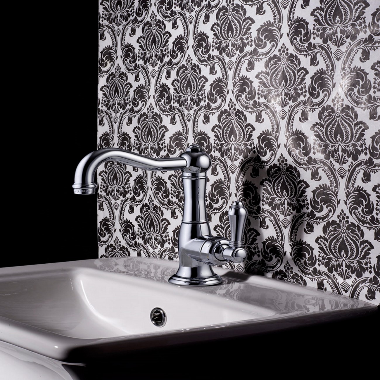 Officina Nicolazzi Monocomando Classico, Single lever for washbasin with automatic drain