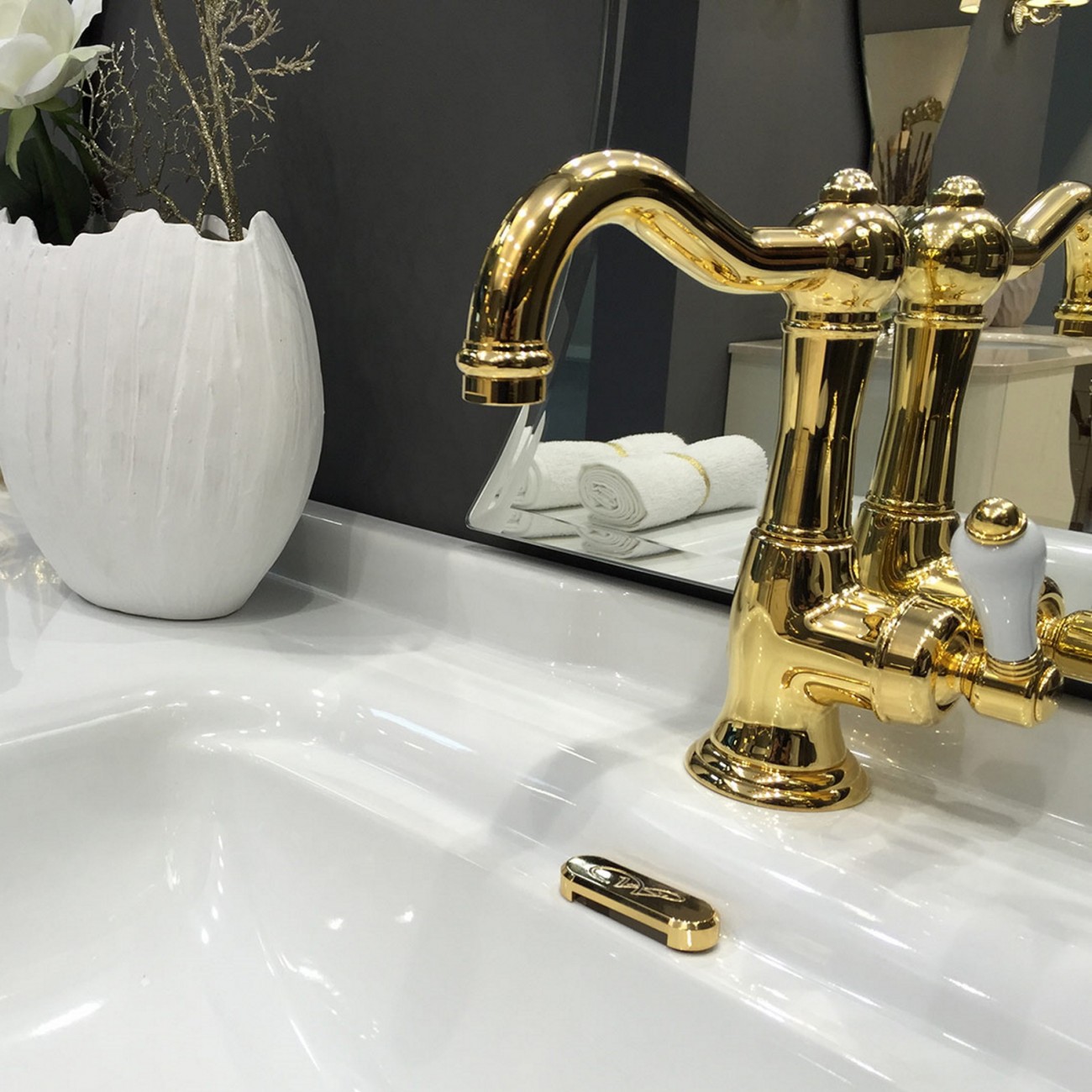 Officina Nicolazzi Monocomando Classico, Monocomando per lavabo con scarico automatico