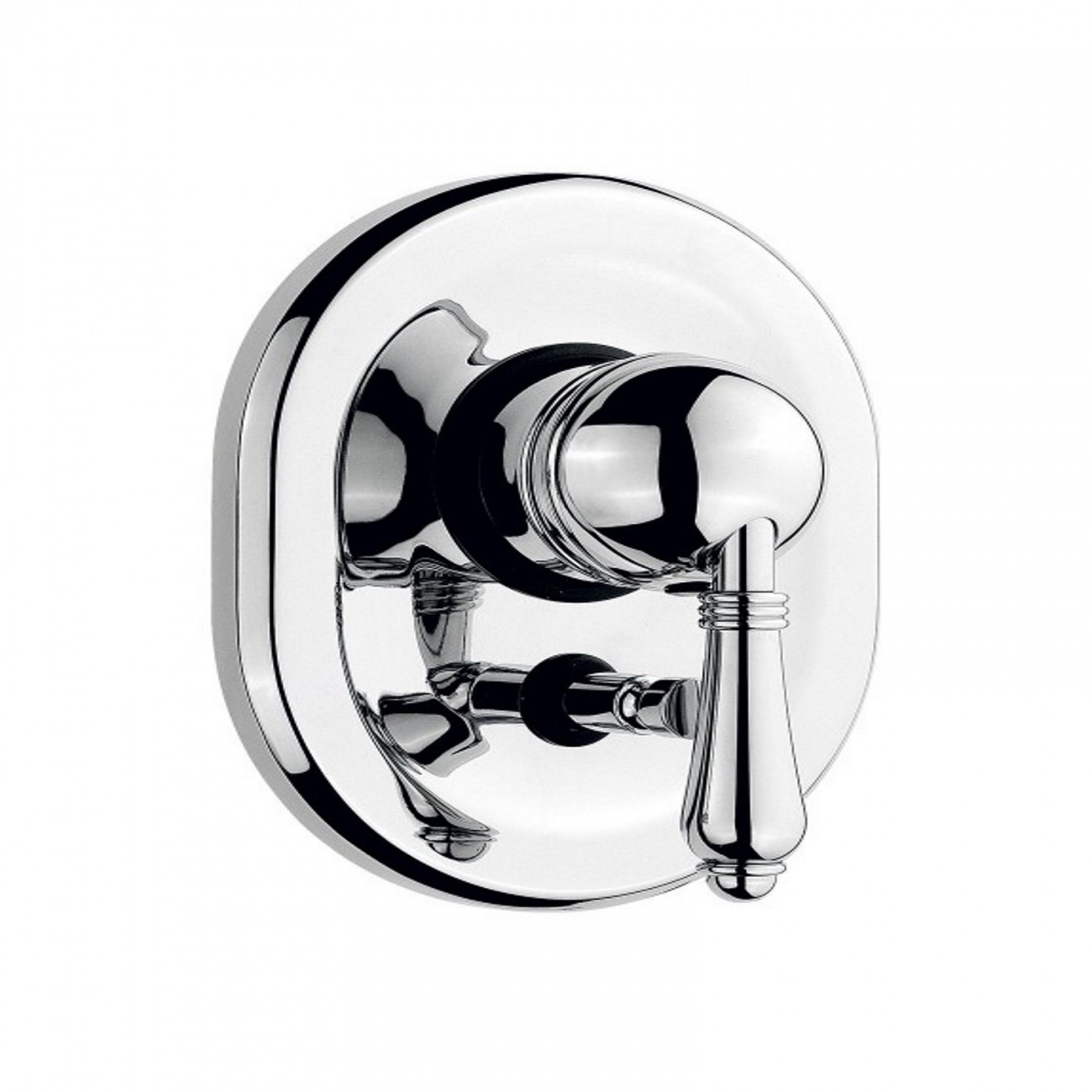 Officina Nicolazzi Monocomando Classico, Built-in single-lever shower with diverter