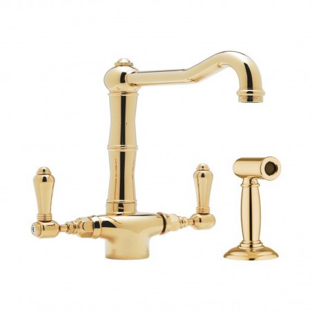 Officina Nicolazzi El Capitan, Single hole sink, swivel barrel, pull-out shower