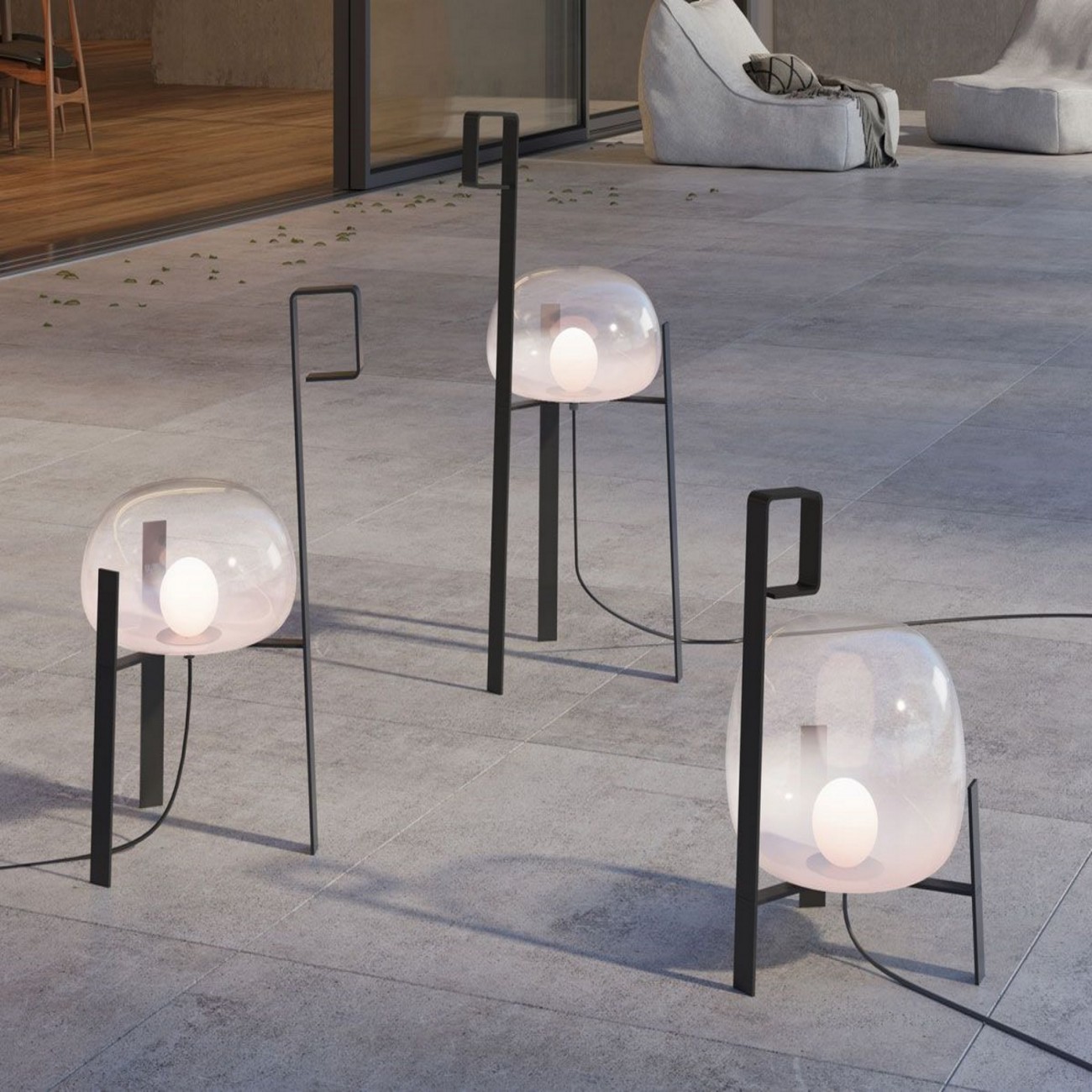 Hind Rabii Oasi L, Floor Lamp Outdoor