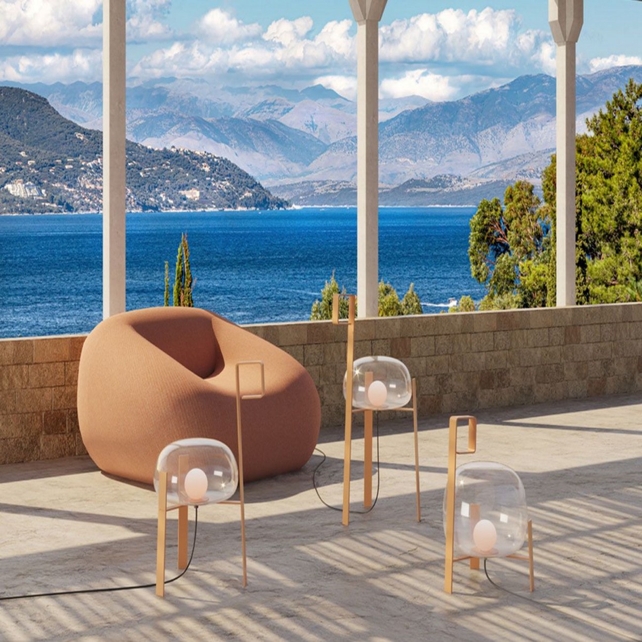 Hind Rabii Oasi L, Floor Lamp Outdoor