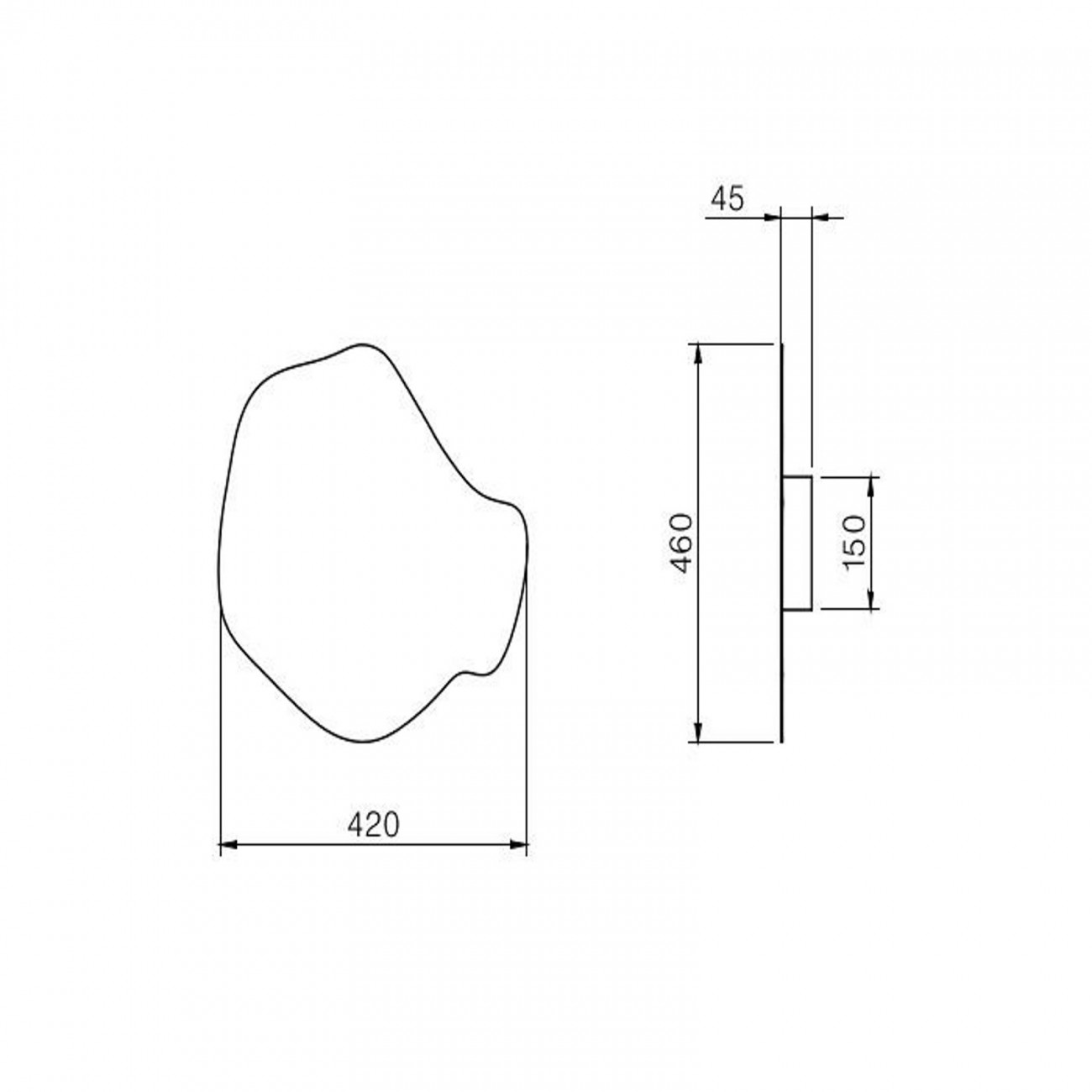 Hind Rabii Ya-Ya 1, Wall lamp