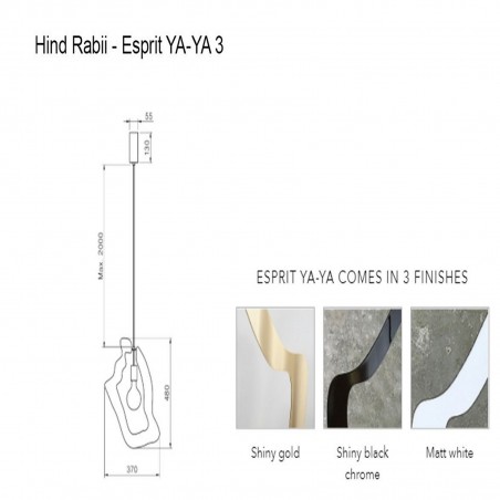 Hind Rabii Esprit Ya-Ya 3, Suspension lamp