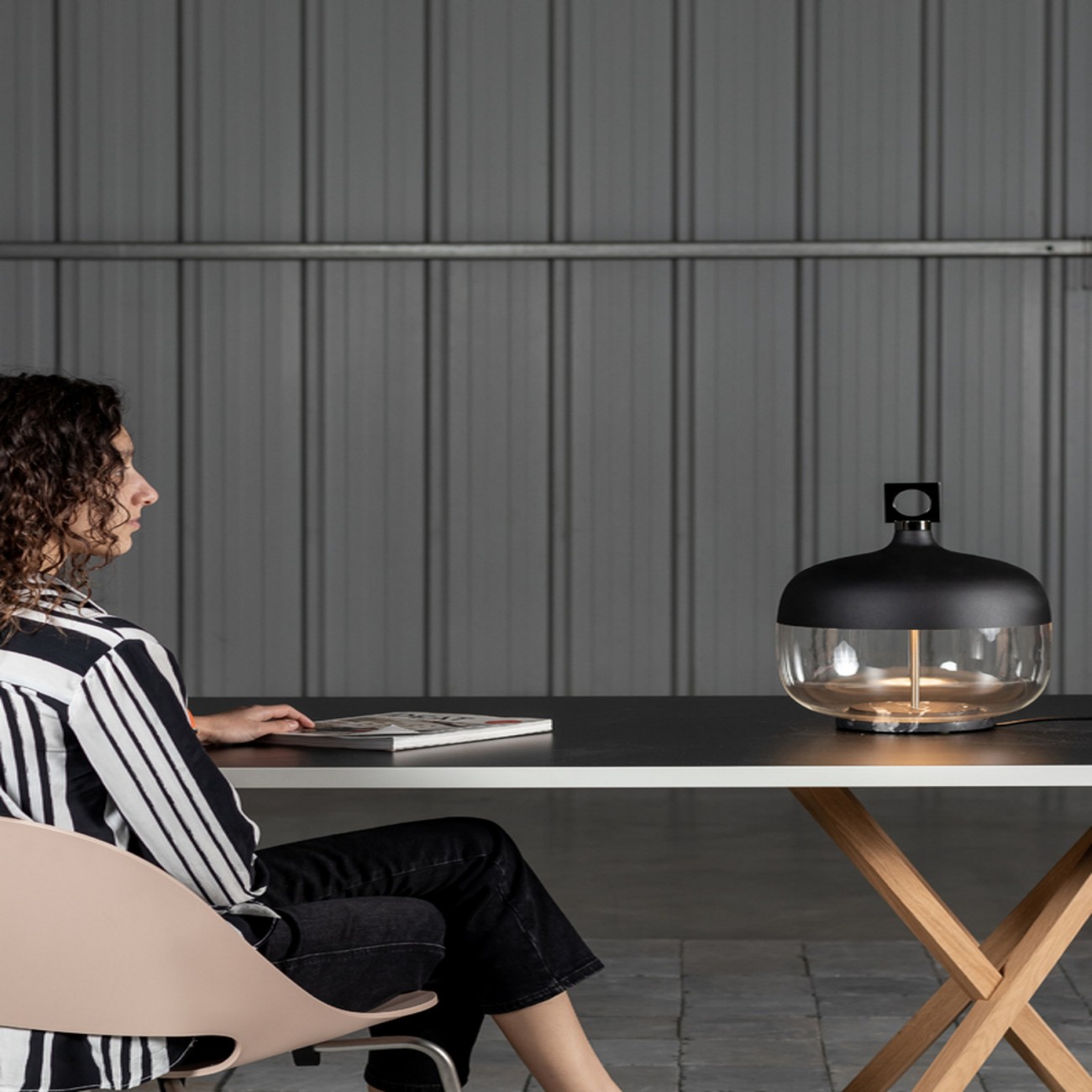 Hind Rabii T-Cotto The Lamp TS, Lampada da terra