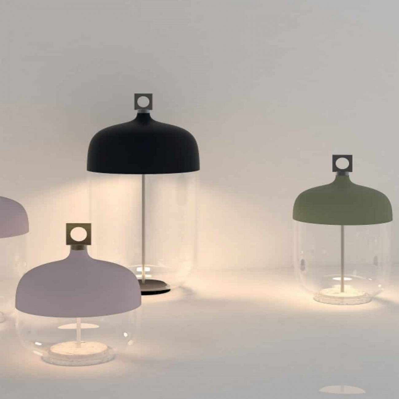 Hind Rabii T-Cotta The Lamp TM, Lampada da terra