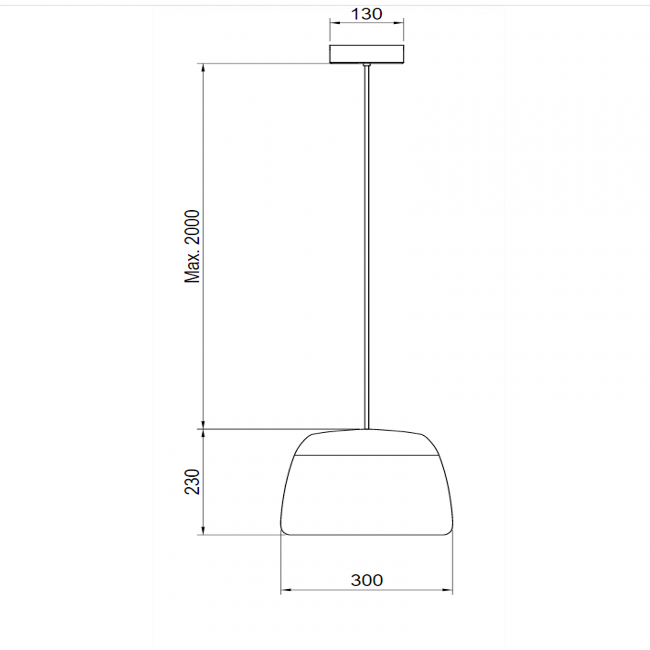 Hind Rabii Ice Absolut S, Lampada a sospesnione