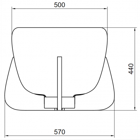 Hind Rabii Ice Devotion L, Floor lamp