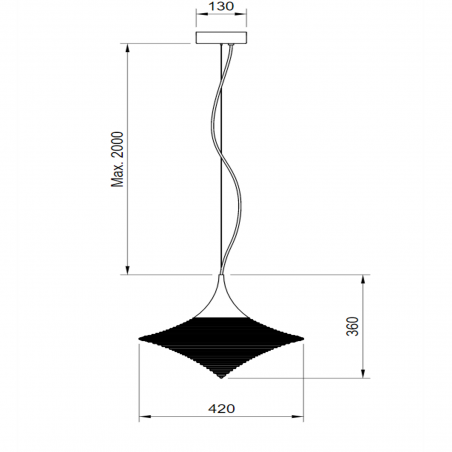 Hind RaBii Disca S, Suspension lamp