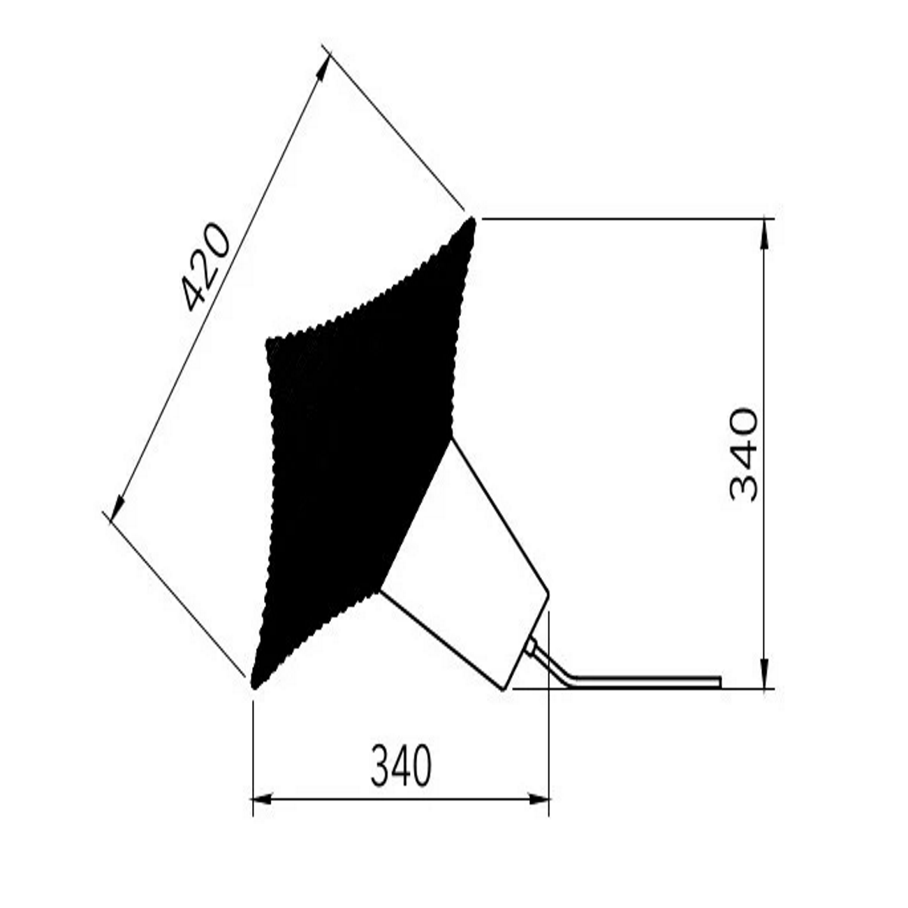 Hind Rabii Disca T, Suspension lamp
