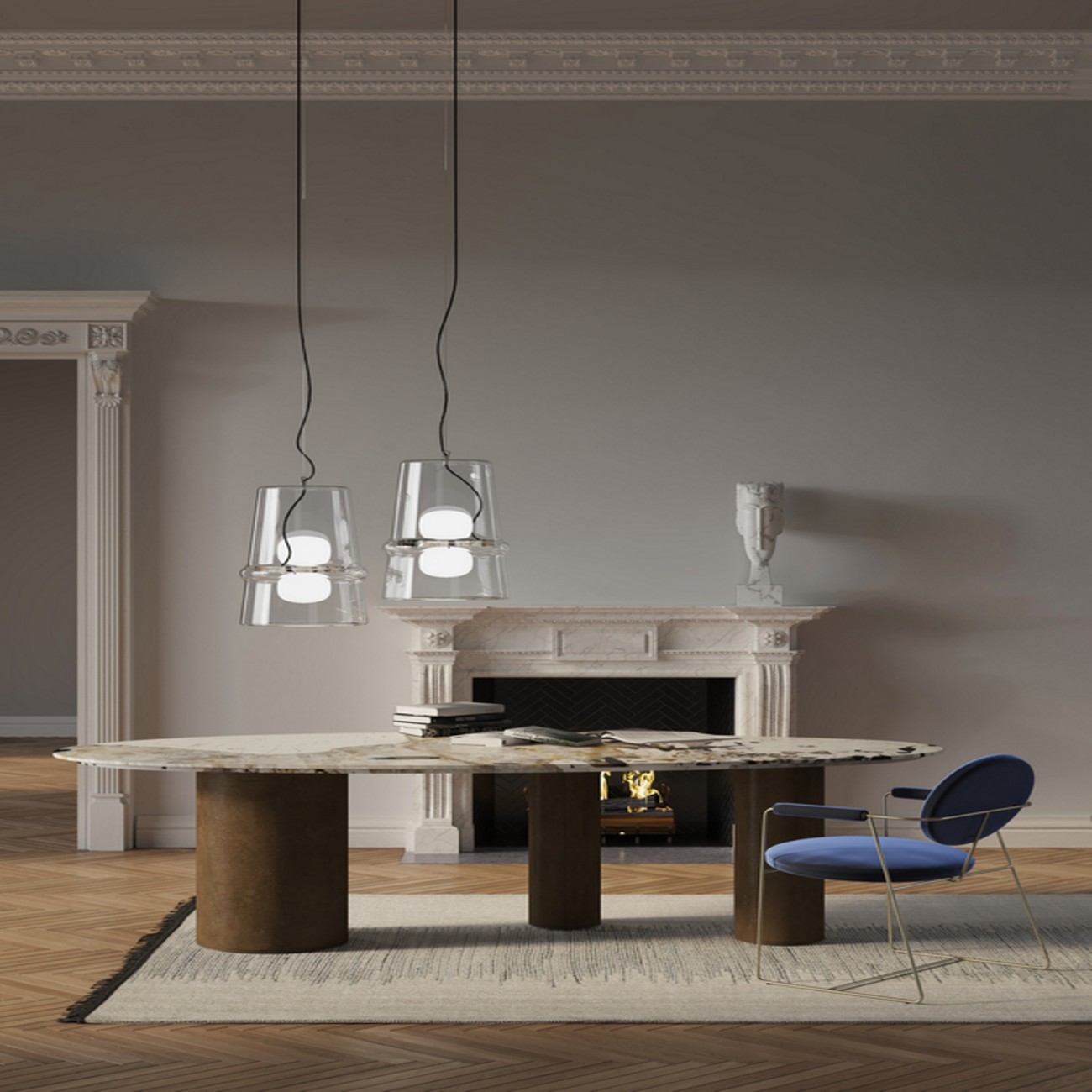 Hind Rabii Belle D'I The Great Edition, Suspension lamp