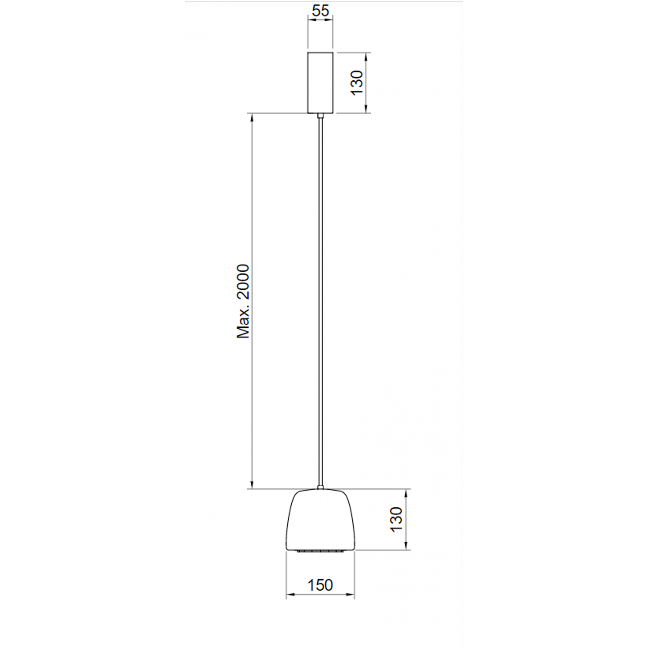 Hind Rabii Ice 15, Suspension lamp