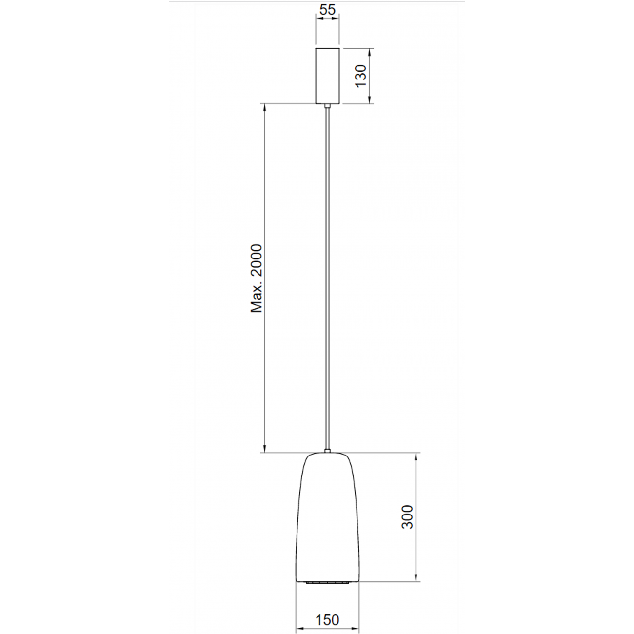 Hind Rabii Ice Lady, Lampe à suspension