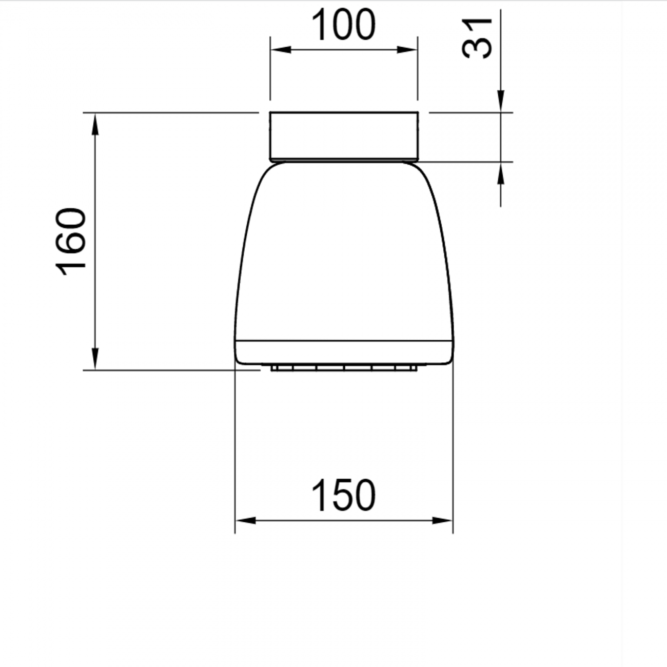 Hind Rabii Top Ice 15, Suspension lamp