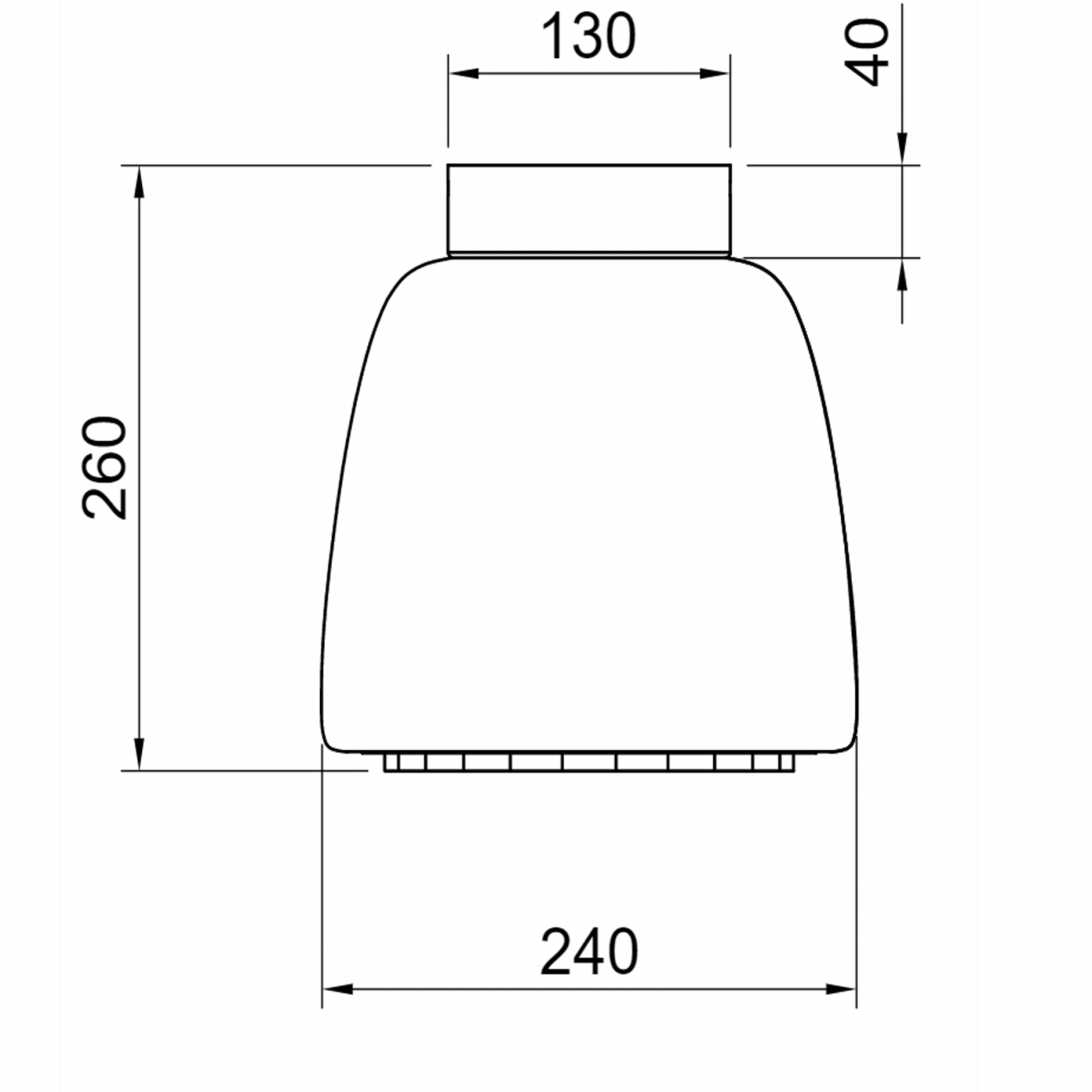 Hind Rabii Top Ice 24, Lampada a sospensione