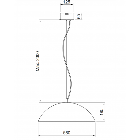 Hind Rabii OND'A S, Suspension lamp