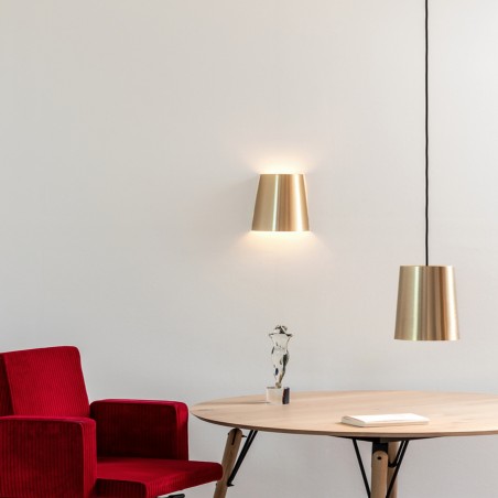 Hind Rabii 3X3X3 C1 - Gold, Lampe à suspension