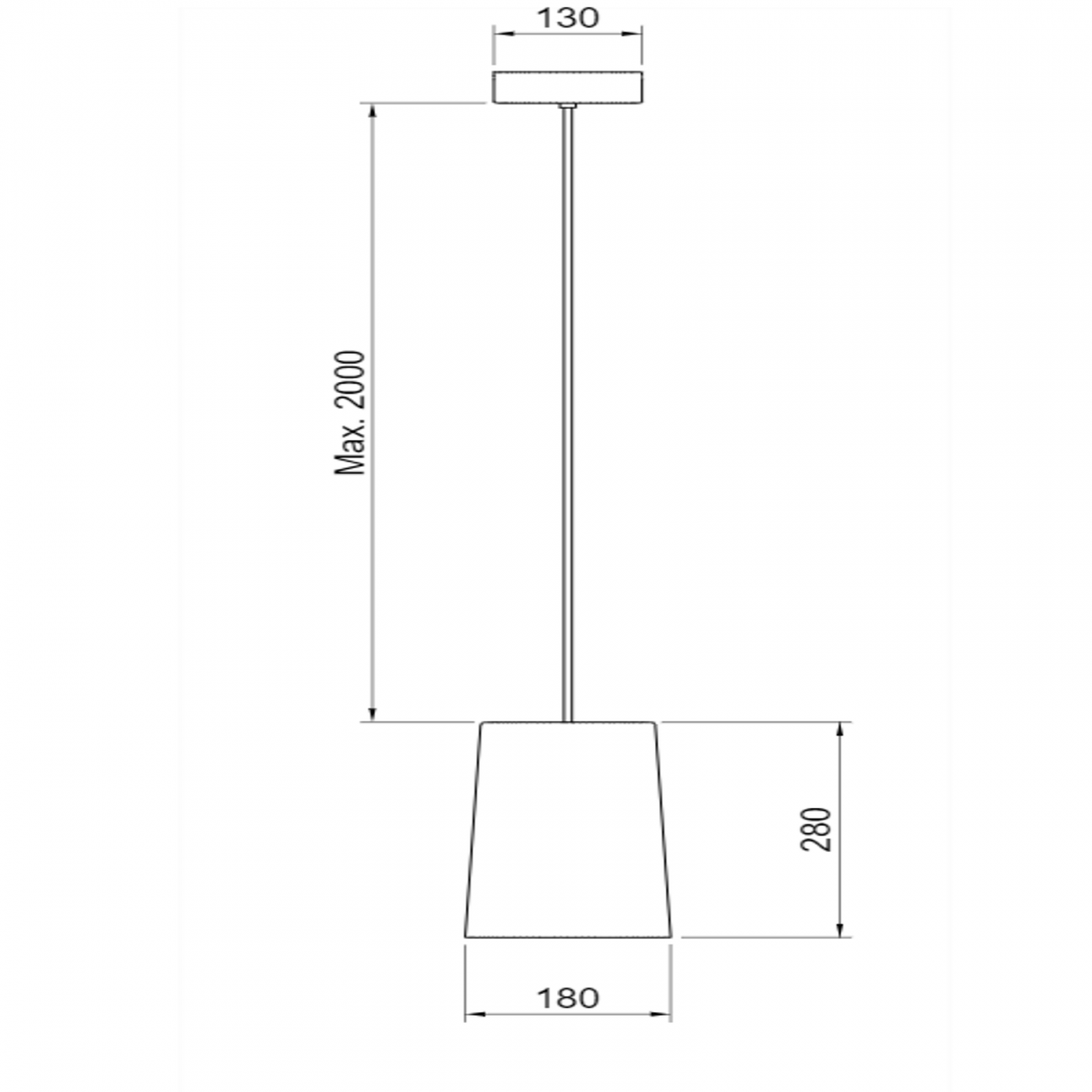 Hind Rabii 3X3X3 C1 - Gold, Lampe à suspension