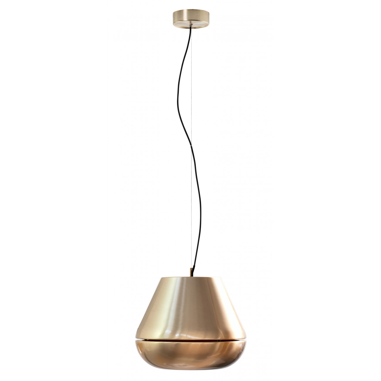 Hind Rabii 3X3X3 T1 - Gold, Lampe à suspension