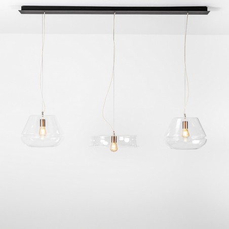 Hind Rabii 3X3X3 M1-Glass T, Lampada a sospensione