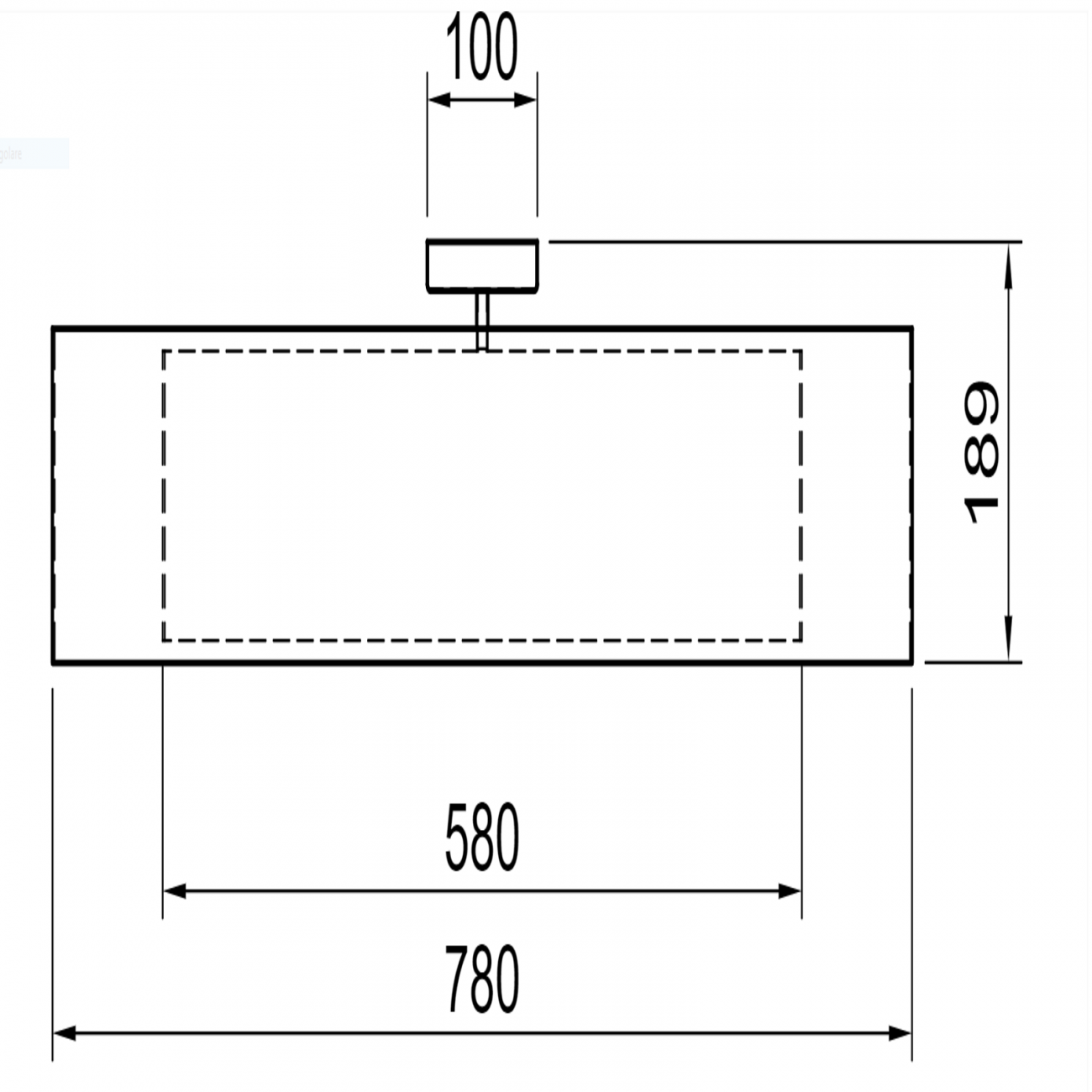 Hind Rabii Tenue de Soiree, Plafoniera