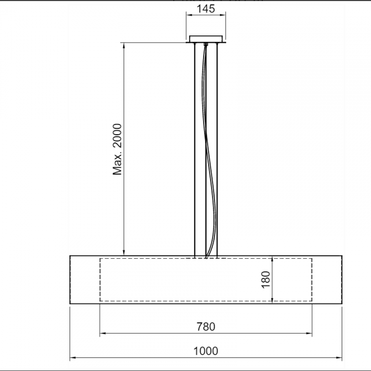 Hind Rabii Tenue de Soirèe, Pendant lamp