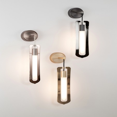 Hind Rabii Newels Wall Gold, Lampada a sospensione