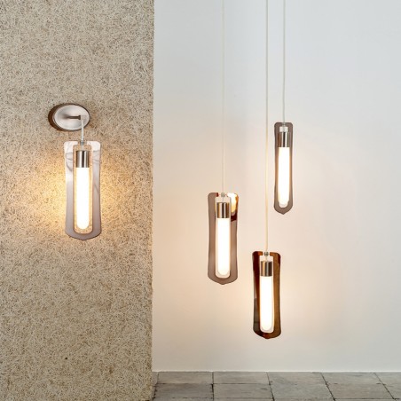 Hind Rabii Newels Wall Gold, Lampada a sospensione