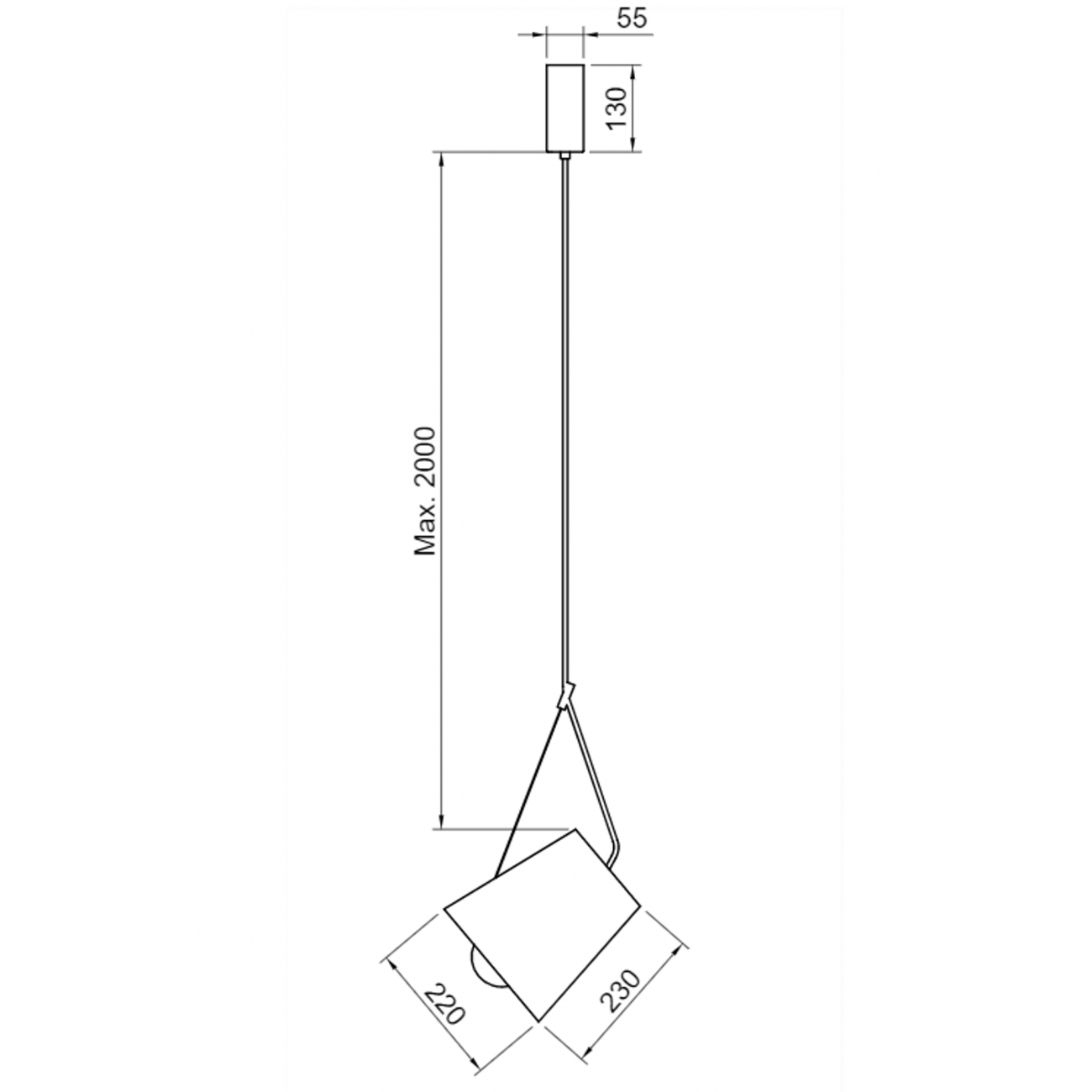 Hind Rabii Tensions, Lampe à suspension