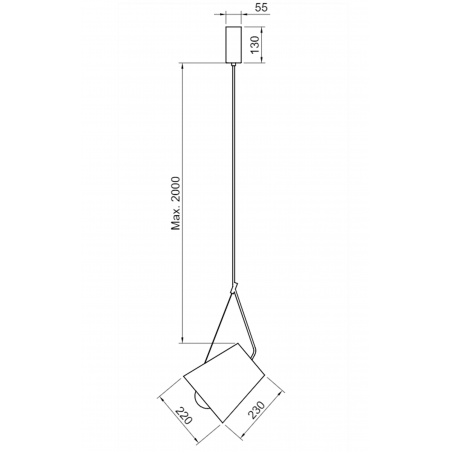 Hind Rabii Tensions, Lampe à suspension
