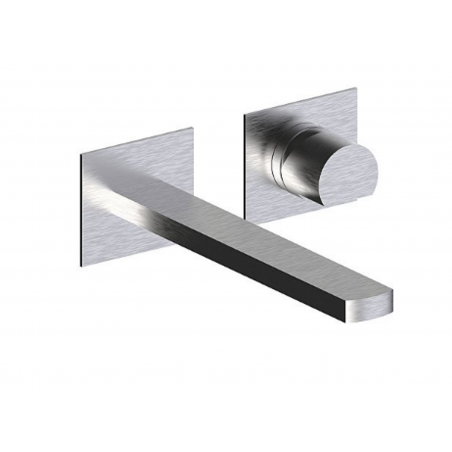 F.lli Frattini Borgia 316 Inox, Batteria lavabo a parete senza scarico