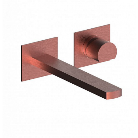 F.lli Frattini Borgia 316 Inox, Batteria lavabo a parete senza scarico