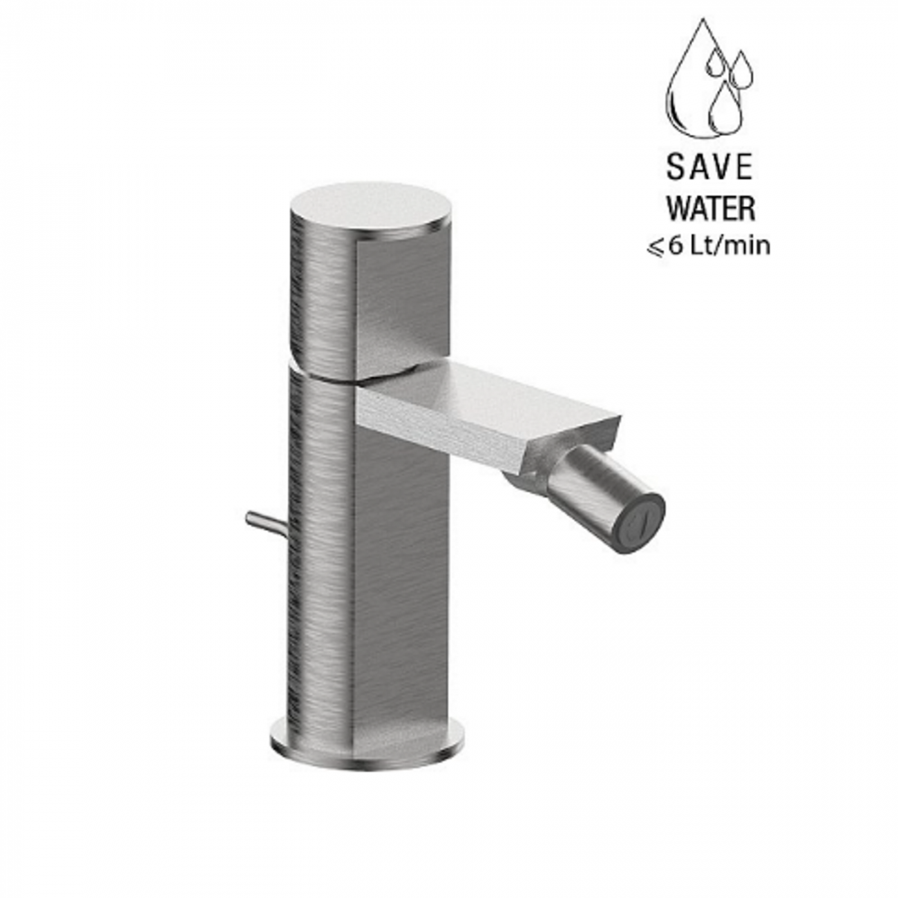 F.lli Frattini Boorgia 316 Inox, Single lever for bidet 1'1/4