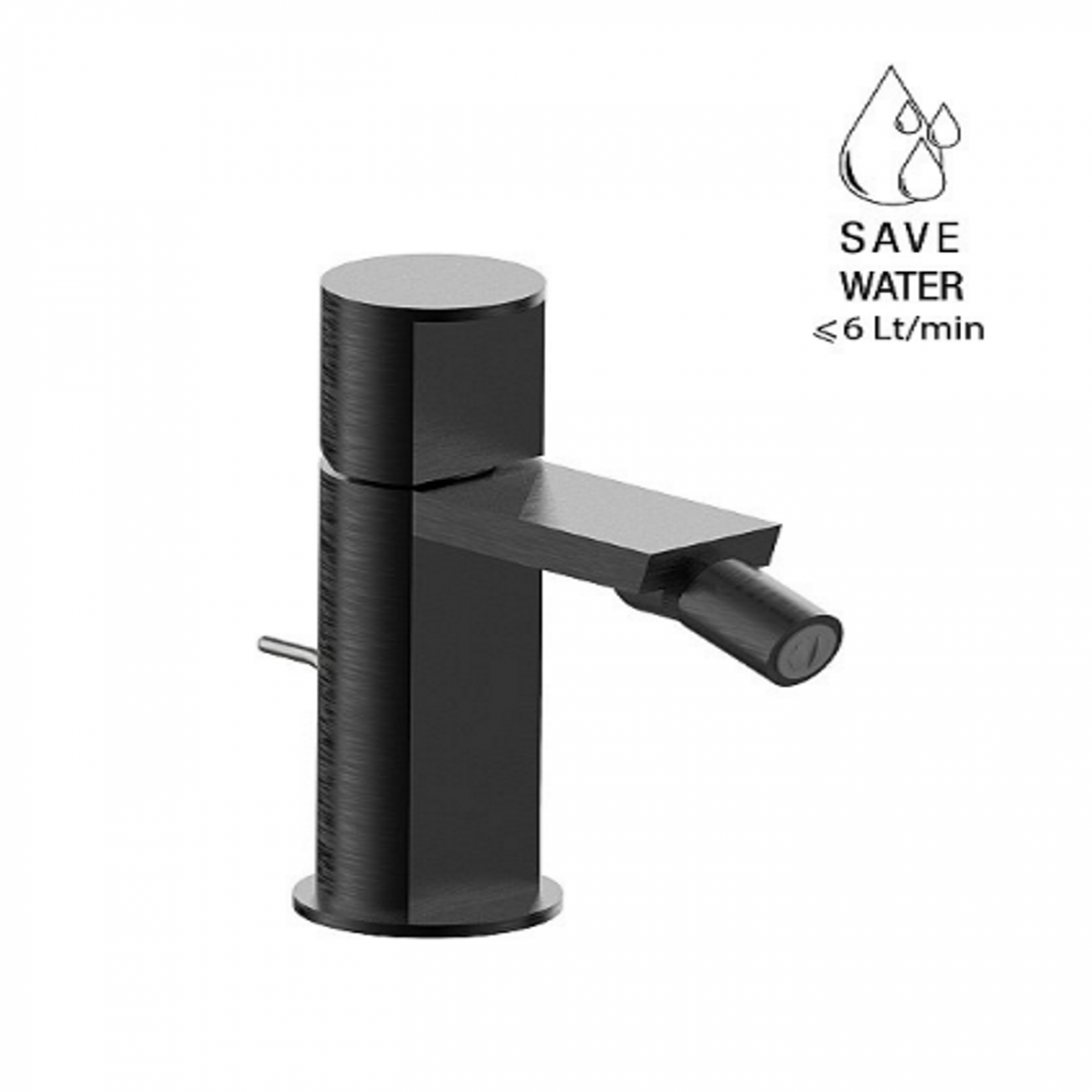 F.lli Frattini Boorgia 316 Inox, Monocommande pour bidet 1'1/4