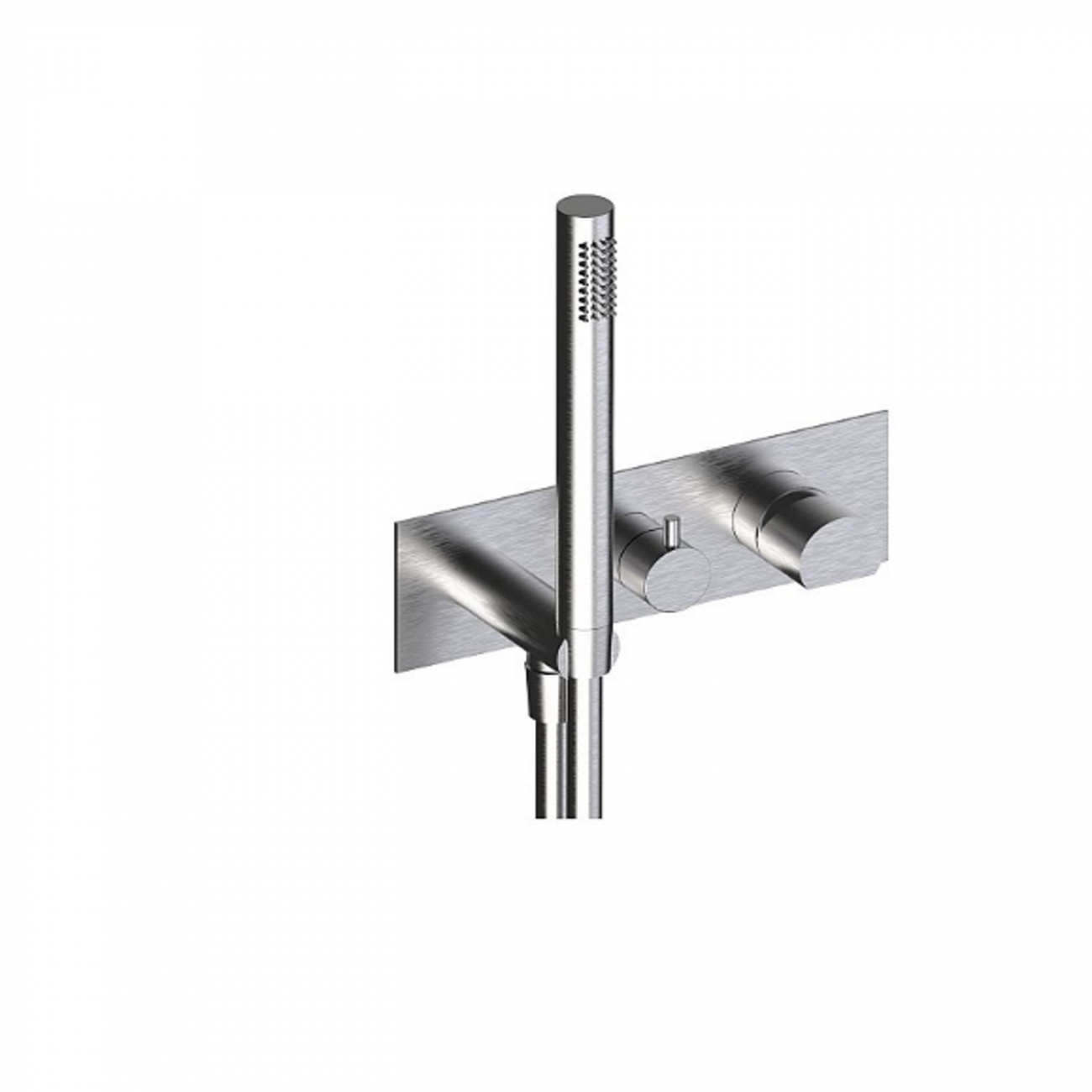 F.lli Frattini Borgia 316 Inox, Monocomando incasso con deviatore 2 vie