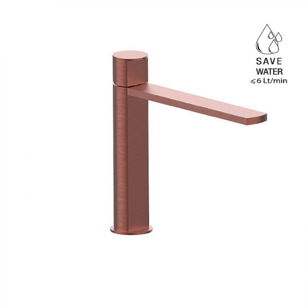 F.lli Frattini Borgia 316 Inox, Monocomando lavabo medio senza scarico