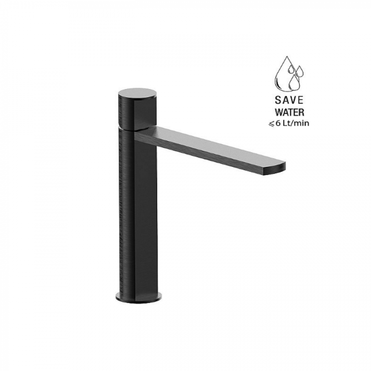 F.lli Frattini Borgia 316 Inox, Monocomando lavabo medio senza scarico