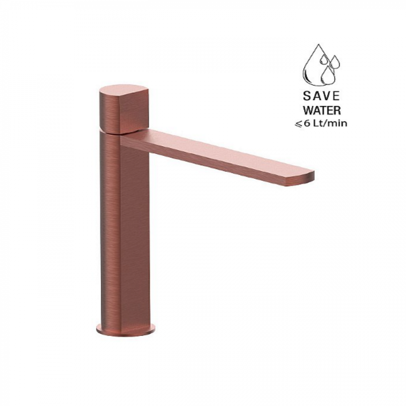 F.lli Frattini Borgia 316 Inox, Monocommande lavabo moyen sans vidange