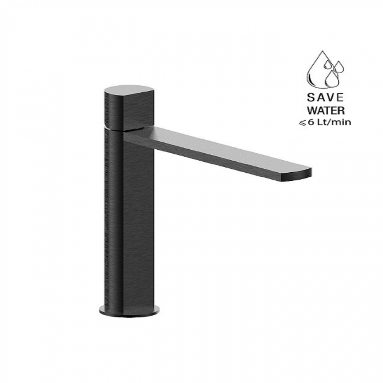 F.lli Frattini Borgia 316 Inox, Monocommande lavabo moyen sans vidange