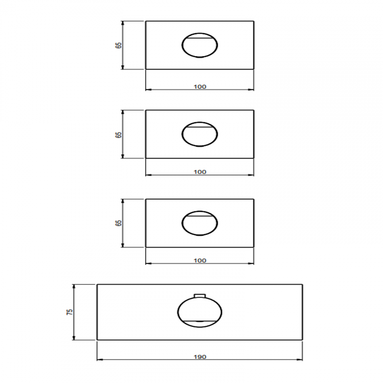 F.lli Frattini Borgia 316 Inox, Miscelatore incasso doccia termostatico 3 vie