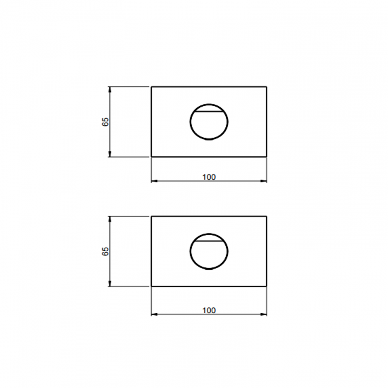 F.lli Frattini Borgia 316 Inox, Bloc 2 voies pour collecteur de douche
