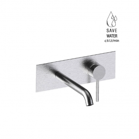 F.lli Fratini Pepe XL 316 Inox, Battery washbasin wall mounted